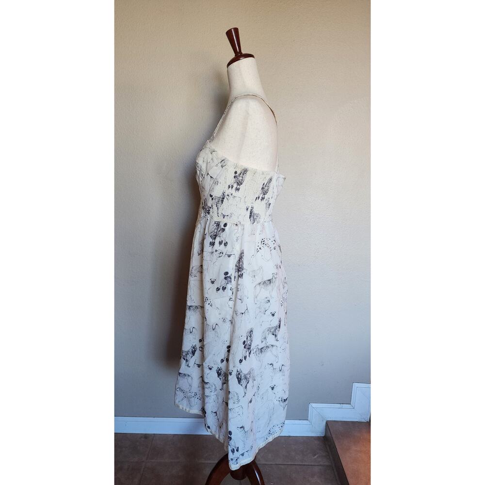 Anthropologie Maeve Fetch & Frolic Dog Print Midi Dress - Picture 11 of 16